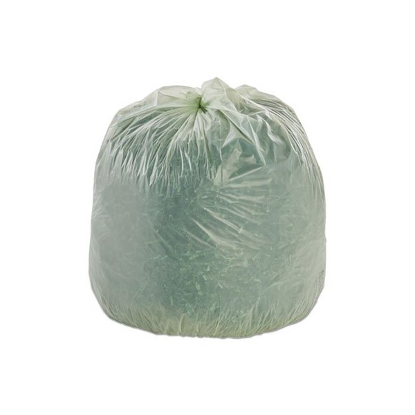Stoutenvis ECOSAFE-6400 BAGS, 30 GAL, 1.1 MIL, 30in X 39in, GREEN, 48PK E3039E11 - main